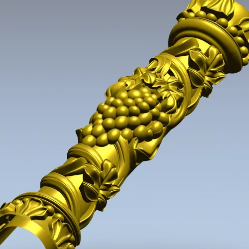 Балясина "Виноградная лоза" - 3D модель STL для ЧПУ