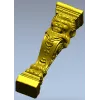 Regal Lion Baluster STL for CNC Milling
