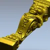 Regal Lion Baluster STL for CNC Milling