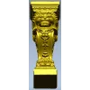 Regal Lion Baluster STL for CNC Milling