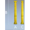 Ionic fluted column STL 3D model for CNC