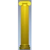 Ionic column STL 3D model for CNC router
