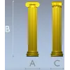 Ionic column STL 3D model for CNC router