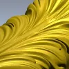 Акантовая балясина в формате STL для ЧПУ - декоративная ножка