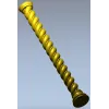 Spiral baluster 3D model STL for CNC routing