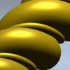 Spiral baluster 3D model STL for CNC routing
