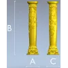 Балясина "Ампелла" - 3D модель STL для ЧПУ
