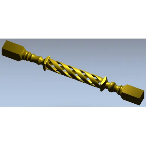 Витая балясина - STL модель для ЧПУ фрезера