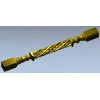 Helical Rope Baluster - STL 3D model for CNC