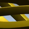 Helical Rope Baluster - STL 3D model for CNC