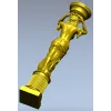 Балясина-кариатида - 3D модель STL для ЧПУ