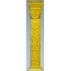 Ornate Floral Baluster 3D STL Model for CNC Carving