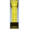 Ornate Floral Baluster 3D STL Model for CNC Carving