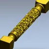 Aurelia Ornamental Baluster - STL 3D Model for CNC Milling