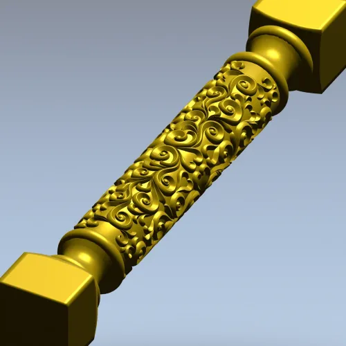 Aurelia Ornamental Baluster - STL 3D Model for CNC Milling