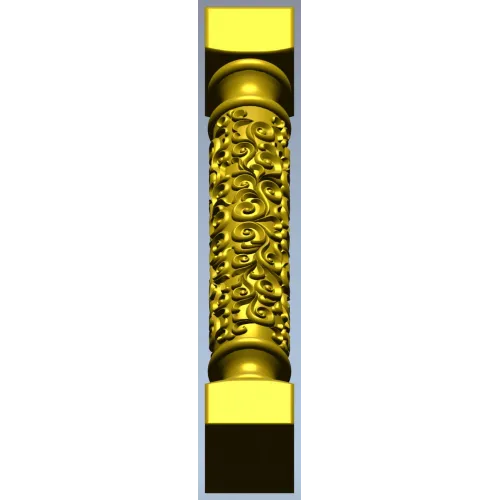 Aurelia Ornamental Baluster - STL 3D Model for CNC Milling