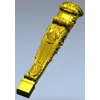 Резная мебельная ножка "Акантус" - 3D модель STL для ЧПУ