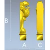 Балясина "Львиная лапа" - 3D модель STL для ЧПУ