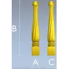 Балясина STL для ЧПУ - классический профиль в 3D формате