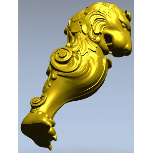 Балясина-ножка "Львиная лапа" - 3D модель STL для ЧПУ