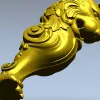 Балясина-ножка "Львиная лапа" - 3D модель STL для ЧПУ