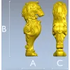 Балясина-ножка "Львиная лапа" - 3D модель STL для ЧПУ