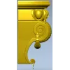 Volute Corbel 3D Model (STL) for CNC