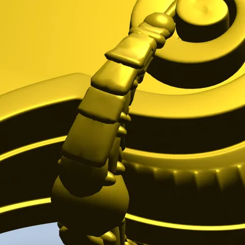 Volute Corbel 3D Model (STL) for CNC