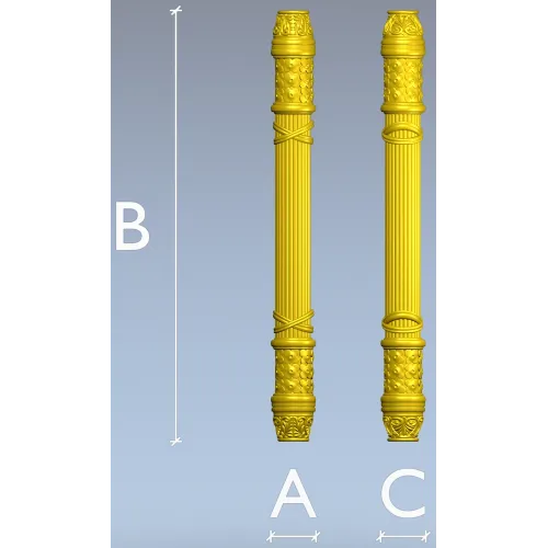 Балясина Венецианский ствол - 3D модель .stl для ЧПУ