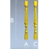Балясина "Витая роскошь" - 3D модель в формате STL для ЧПУ