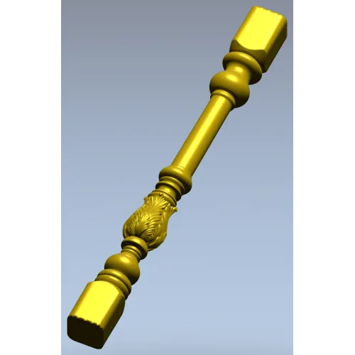 Балясина с акантом - 3D модель STL для ЧПУ