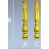 Балясина классическая в стиле ампир - 3D модель STL для ЧПУ