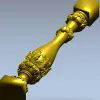 Резная балясина в стиле ампир - STL модель для ЧПУ