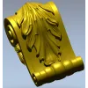 Acanthus Scroll Corbel - STL 3D model for CNC milling