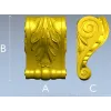 Acanthus Scroll Corbel - STL 3D model for CNC milling
