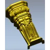 Imperial Acanthus Baluster - STL 3D model for CNC
