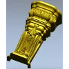 Imperial Acanthus Baluster - STL 3D model for CNC