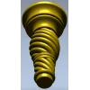 Spiral Twist Baluster - detailed STL 3D model for CNC milling