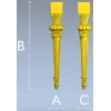 Балясина в классическом стиле - 3D модель STL для ЧПУ