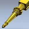 Резная балясина в классическом стиле - STL для ЧПУ