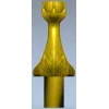 Балочный декоративный элемент "Лотосная капля" - STL модель для ЧПУ
