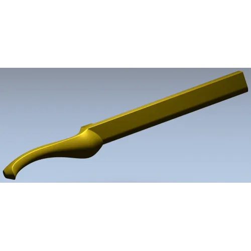 Swan-Scroll Baluster - STL 3D model for CNC
