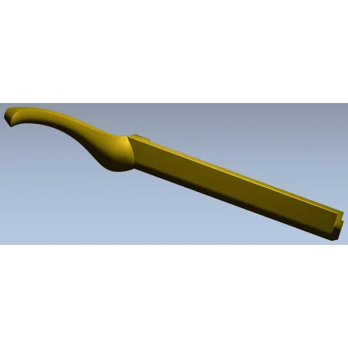 Swan-Scroll Baluster - STL 3D model for CNC