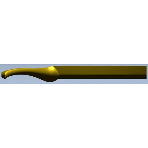 Swan-Scroll Baluster - STL 3D model for CNC