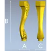 Ножка Орнелла - 3D модель STL для ЧПУ