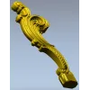 Балясина в стиле рококо - 3D модель в формате STL для ЧПУ