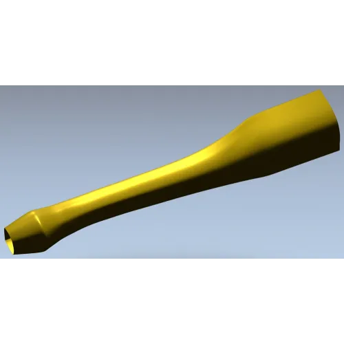 S-shaped baluster STL 3D model for CNC carving