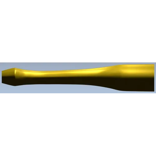 S-shaped baluster STL 3D model for CNC carving