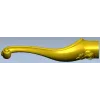 Кабриольная мебельная ножка с розой - STL модель для ЧПУ