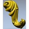 Резная завитка в стиле барокко - STL 3D модель для ЧПУ